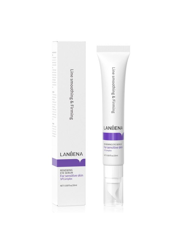 LANBENA Retinol and Hyaluronic Acid Under Eye Cream, Daily Anti-Aging Treatment for Dark Circles and Puffiness, Fine Lines Fighter and Skin Firmer (0.68 FL OZ)